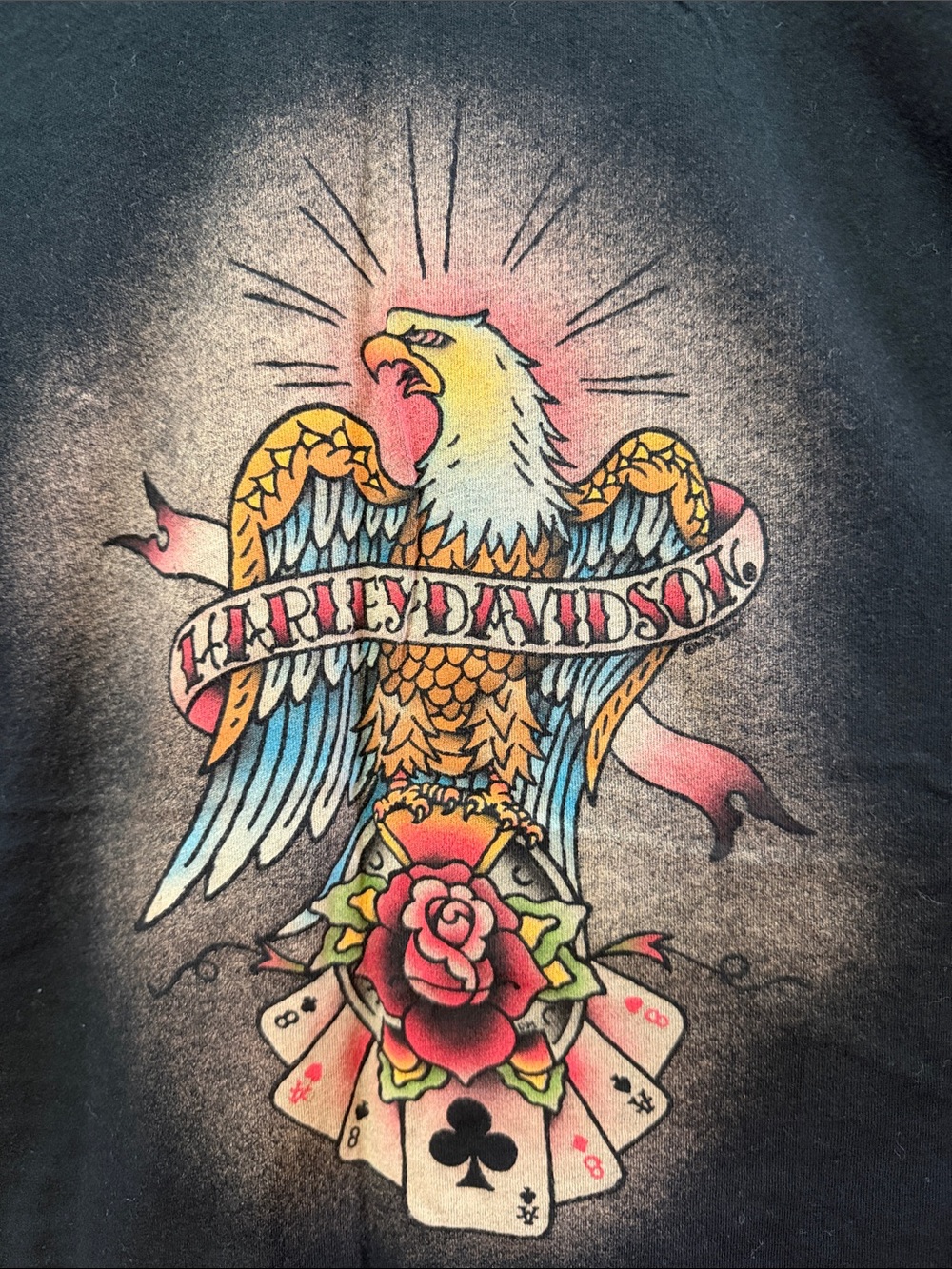 Harley-Davidson El Cajon California Black Graphic Eagle Men's T-Shirt XL NWOT